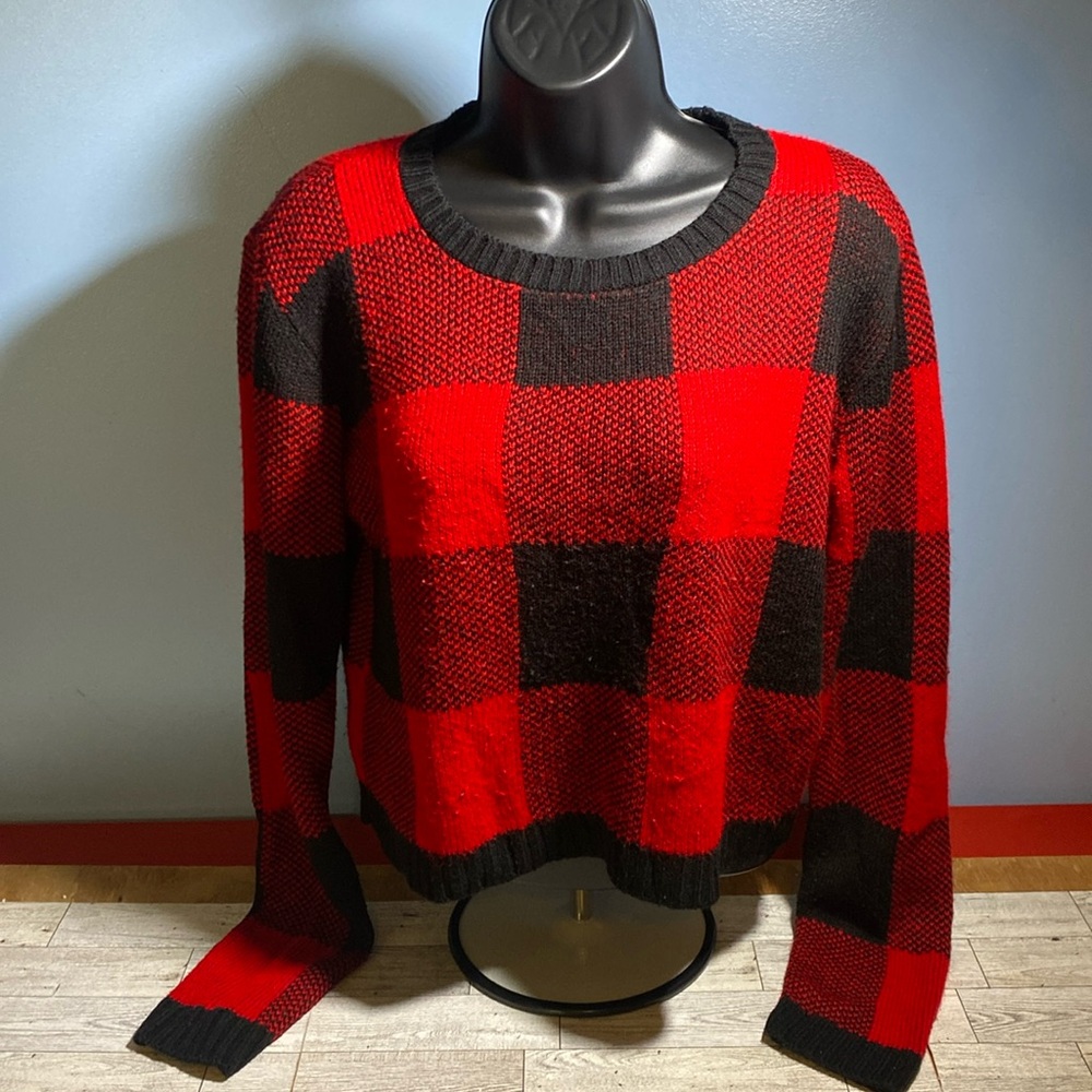 Acrylic Crop Top Sweater Size Large